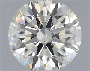 Picture of Natural Diamond 0.40 Carats, Round with Excellent Cut, I Color, SI2 Clarity and Certified by IGI