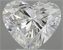 Natural Diamond 0.38 Carats, Heart with  Cut, H Color, VS1 Clarity and Certified by IGI