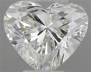 Picture of Natural Diamond 0.38 Carats, Heart with  Cut, H Color, VS1 Clarity and Certified by IGI