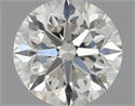 Natural Diamond 0.90 Carats, Round with Very Good Cut, F Color, VS1 Clarity and Certified by IGI
