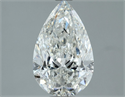 Diamante Natural 1.80 quilates, De pera , Color H, claridad SI2 y certificado GIA