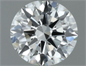 Natural Diamond 0.50 Carats, Round with Excellent Cut, H Color, VVS1 Clarity and Certified by IGI
