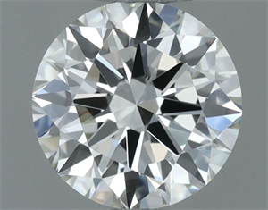Picture of Natural Diamond 0.50 Carats, Round with Excellent Cut, H Color, VVS1 Clarity and Certified by IGI