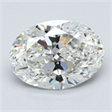 Diamante Natural 1.80 quilates, Ovalado , Color G, claridad VS1 y certificado GIA