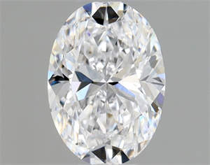 Picture of Natural Diamond 0.50 Carats, Oval with  Cut, D Color, VS2 Clarity and Certified by GIA