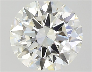 Picture of Natural Diamond 0.40 Carats, Round with Excellent Cut, H Color, SI1 Clarity and Certified by GIA