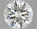 Lab Grown Diamond 5.05 Carats, Round with Ideal Cut, D Color, VS2 Clarity and Certified by IGI