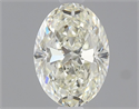 Natural Diamond 1.20 Carats, Oval with  Cut, I Color, SI1 Clarity and Certified by IGI
