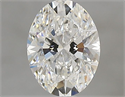 Natural Diamond 0.80 Carats, Oval with  Cut, G Color, VVS2 Clarity and Certified by GIA