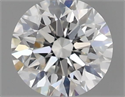 Natural Diamond 0.45 Carats, Round with Very Good Cut, G Color, VVS2 Clarity and Certified by GIA
