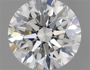 Picture of Natural Diamond 0.45 Carats, Round with Very Good Cut, G Color, VVS2 Clarity and Certified by GIA