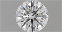 Diamante Natural 0.40 quilates, Redondo , Color F, claridad IF y certificado GIA