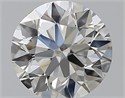 Natural Diamond 0.40 Carats, Round with Very Good Cut, J Color, VS1 Clarity and Certified by GIA