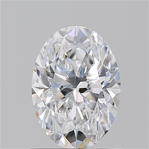 Picture of Natural Diamond 1.01 Carats, Oval with  Cut, D Color, VS1 Clarity and Certified by GIA
