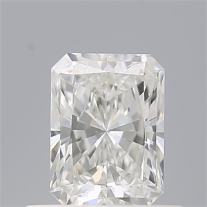 Picture of Natural Diamond 0.50 Carats, Radiant with  Cut, F Color, VVS1 Clarity and Certified by GIA