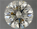 Diamante Natural 3.61 quilates, Redondo , Color K, claridad IF y certificado GIA