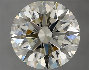 Foto Diamante Natural 3.61 quilates, Redondo , Color K, claridad IF y certificado GIA de