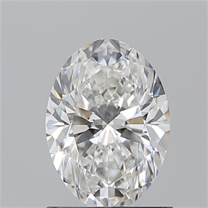 Foto Diamante Natural 1.21 quilates, Ovalado , Color G, claridad SI1 y certificado GIA de