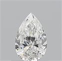Diamante Natural 0.50 quilates, De pera , Color E, claridad VVS1 y certificado GIA