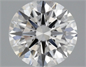 Lab Grown Diamond 1.66 Carats, Round with Ideal Cut, F Color, VVS2 Clarity and Certified by IGI