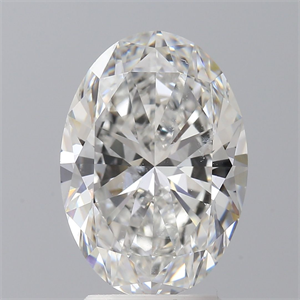 Picture of Natural Diamond 3.01 Carats, Oval with  Cut, F Color, SI1 Clarity and Certified by GIA