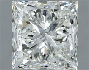 Picture of Natural Diamond 1.20 Carats, Princess with  Cut, H Color, VS2 Clarity and Certified by IGI