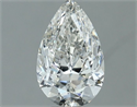 Natural Diamond 0.70 Carats, Pear with  Cut, H Color, SI1 Clarity and Certified by GIA