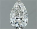 Natural Diamond 0.70 Carats, Pear with  Cut, H Color, SI1 Clarity and Certified by GIA
