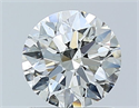 Natural Diamond 0.91 Carats, Round with Excellent Cut, I Color, SI1 Clarity and Certified by GIA
