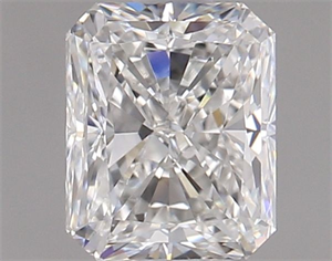 Picture of Natural Diamond 1.01 Carats, Radiant with  Cut, H Color, VS1 Clarity and Certified by GIA