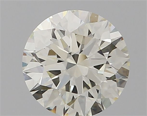 Picture of Natural Diamond 0.55 Carats, Round with Excellent Cut, J Color, VVS1 Clarity and Certified by IGI