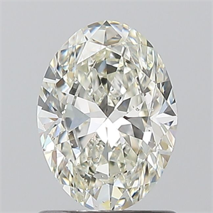 Foto Diamante Natural 1.00 quilates, Ovalado , Color J, claridad SI1 y certificado GIA de