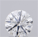 Lab Grown Diamond 1.02 Carats, Round with Ideal Cut, D Color, VVS1 Clarity and Certified by IGI