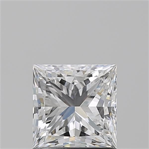 Picture of Natural Diamond 1.20 Carats, Princess with  Cut, E Color, VS2 Clarity and Certified by GIA