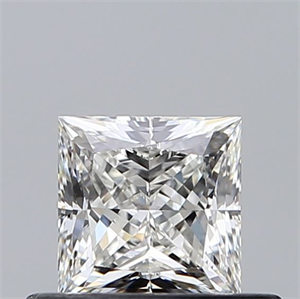 Picture of Natural Diamond 0.50 Carats, Princess with  Cut, G Color, VVS2 Clarity and Certified by GIA