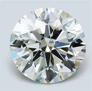 Foto Diamante Natural 2.88 quilates, Redondo , Color K, claridad SI1 y certificado GIA de