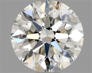 Picture of Natural Diamond 0.90 Carats, Round with Excellent Cut, J Color, SI2 Clarity and Certified by GIA