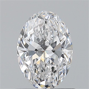 Picture of Natural Diamond 0.60 Carats, Oval with  Cut, D Color, VS1 Clarity and Certified by GIA