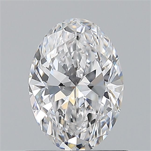 Picture of Natural Diamond 0.60 Carats, Oval with  Cut, D Color, VS1 Clarity and Certified by GIA