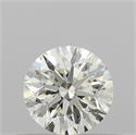 Diamante Natural 0.45 quilates, Redondo , Color J, claridad VVS1 y certificado IGI