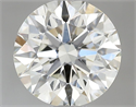 Natural Diamond 0.70 Carats, Round with Excellent Cut, J Color, SI1 Clarity and Certified by GIA