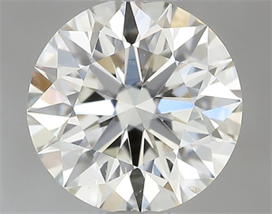 Picture of Natural Diamond 0.70 Carats, Round with Excellent Cut, J Color, SI1 Clarity and Certified by GIA