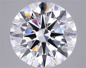 Picture of Lab Grown Diamond 4.06 Carats, Round with Ideal Cut, D Color, VVS1 Clarity and Certified by IGI