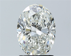 Picture of Natural Diamond 1.51 Carats, Oval with  Cut, I Color, SI2 Clarity and Certified by GIA