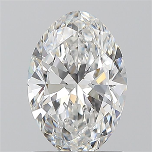 Picture of Natural Diamond 1.01 Carats, Oval with  Cut, E Color, VS1 Clarity and Certified by GIA