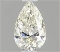 Natural Diamond 0.40 Carats, Pear with  Cut, I Color, VS2 Clarity and Certified by IGI