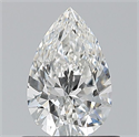 Natural Diamond 0.70 Carats, Pear with  Cut, G Color, VS1 Clarity and Certified by GIA