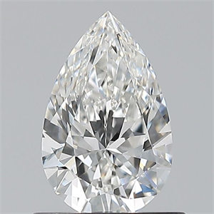 Picture of Natural Diamond 0.70 Carats, Pear with  Cut, G Color, VS1 Clarity and Certified by GIA