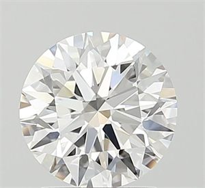Picture of Lab Grown Diamond 1.60 Carats, Round with Excellent Cut, D Color, VVS2 Clarity and Certified by IGI