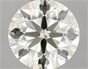 Natural Diamond 1.30 Carats, Round with Excellent Cut, L Color, VVS2 Clarity and Certified by IGI